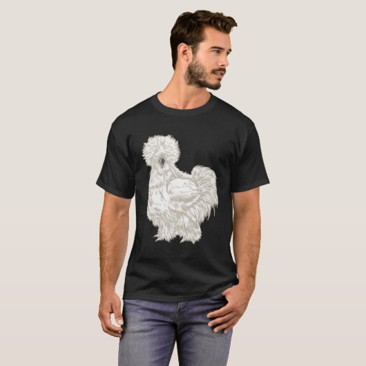 Silkie Chicken T-shirt (Voorkant volledig)
