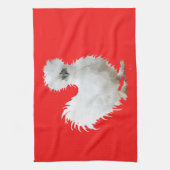 Silkie Chicken Theedoek (Verticaal)