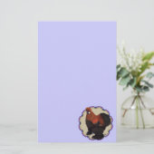Silkie Circle Briefpapier (Staand voorkant)