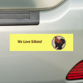 Silkie Circle Bumpersticker (Op auto)