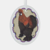 Silkie Circle Glas Ornament (Voorkant Rechts)