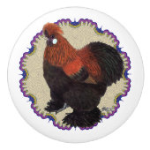 Silkie Circle Keramische Knop (Voorkant)