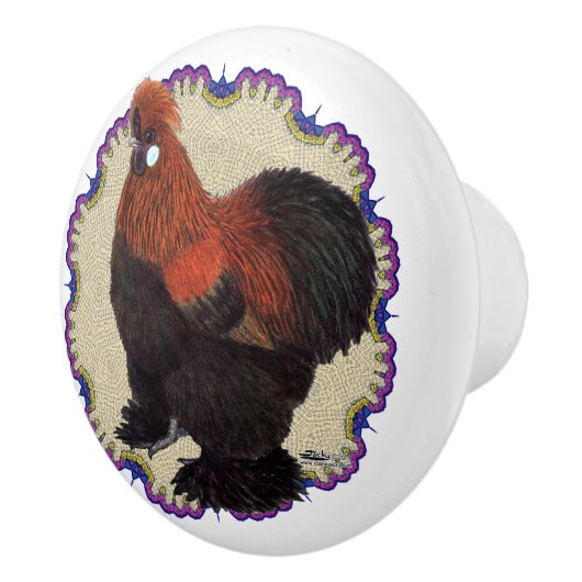 Silkie Circle Keramische Knop (Rechts)