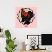 Silkie Circle Poster (Thuiskantoor)