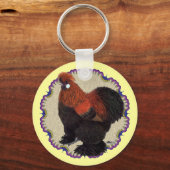 Silkie Circle Sleutelhanger (Voorkant)