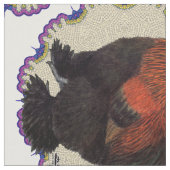 Silkie Circle Stof (Close Up)