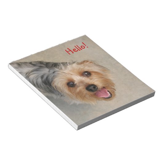 Silkie dooder notitieblok (Schuin)