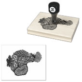 Silkie kip stempel (Gestempeld)