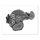 Silkie kip stempel (Afrduk)