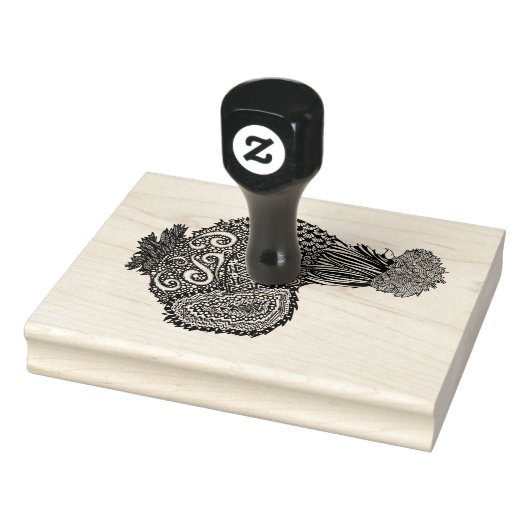 Silkie kip stempel (Stempel)