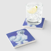 Silkie-Onderzetter Stenen Onderzetter (Zijkant)