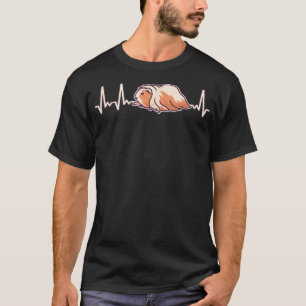 Silkie Sheltie Heartbeat Guinea Pig T-shirt