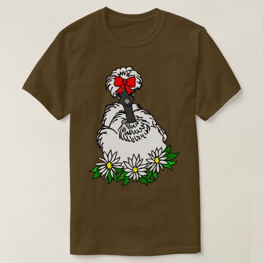 Silkie Showgirl Kip T-shirt (Design voorkant)
