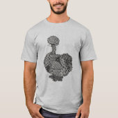 silkie showgirl kip t shirt (Voorkant)