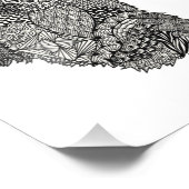 silkie showgirl print foto afdruk (Hoek)