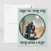 “Silkie Summit Selfie” Cheesy Chicken Briefkaart (Voorkant / Achterkant)