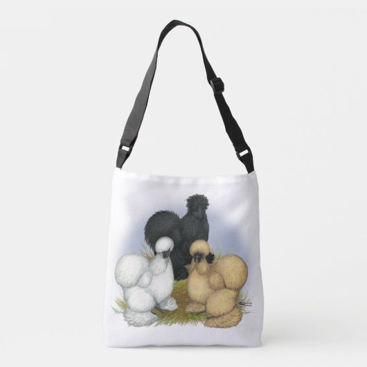 Silkie Trio Crossbody Tas (Achterkant)