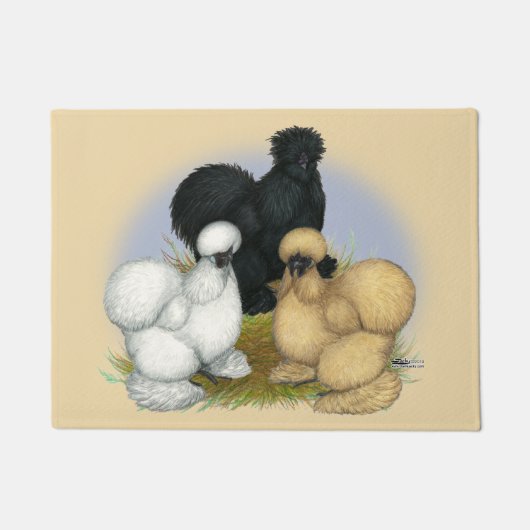 Silkie Trio Deurmat (Voorkant)
