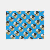 Silkie Trio Fleece Deken (Voorkant (Horizontaal))