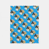 Silkie Trio Fleece Deken (Voorkant)