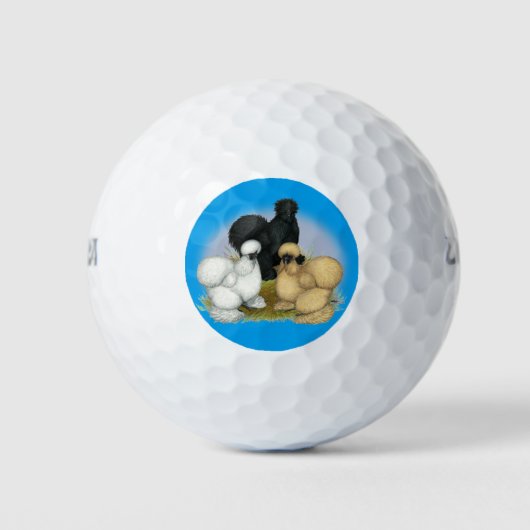 Silkie Trio Golfballen (Voorkant)