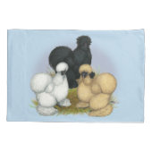 Silkie Trio Kussensloop (Achterkant)