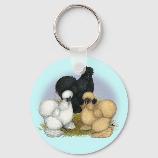 Silkie Trio Sleutelhanger (Voorkant)