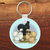 Silkie Trio Sleutelhanger (Voorkant)
