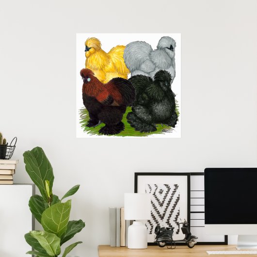 Silkies: Assorteermachines Poster (Thuiskantoor)