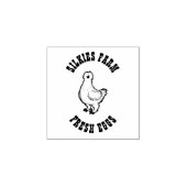 SILKIES FARM FRESH EGGS RUBBERSTEMPEL (Afrduk)