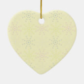 Silktones Cream Wedding Keramisch Ornament (Achterkant)