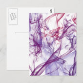 Silky Abstract Briefkaart (Voorkant / Achterkant)