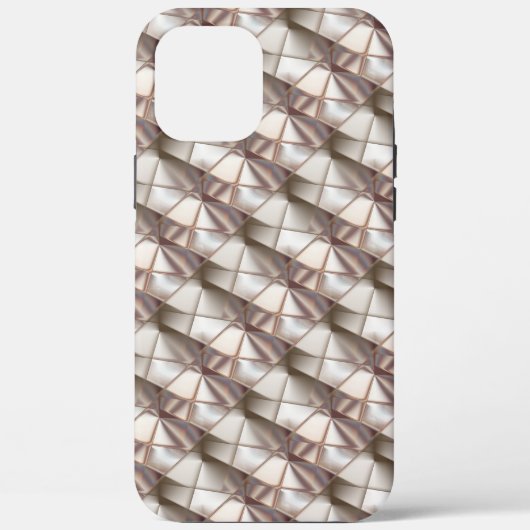 Silky beige met vormen die opluchting of diepte li Case-Mate iPhone case (Achterkant)