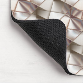 Silky beige met vormen die opluchting of diepte li muismat