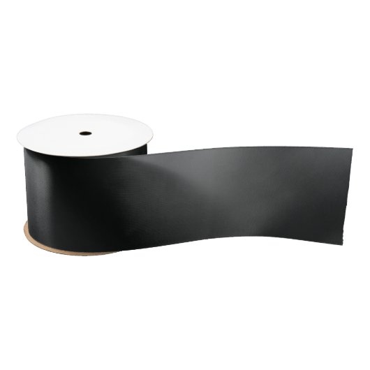 Silky Black Satin Ribbon Satijnen Lint (Spoel)