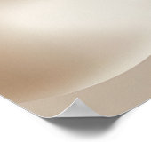 "Silky Dynamic Shapes" | Beige Abstracte kunst Poster (Hoek)