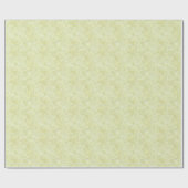 Silky Faux Moire Pattern in Shimmering Yellow Cadeaupapier (Vlak)