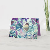 Silky Flowers Wenskaart Kaart (Voorkant)