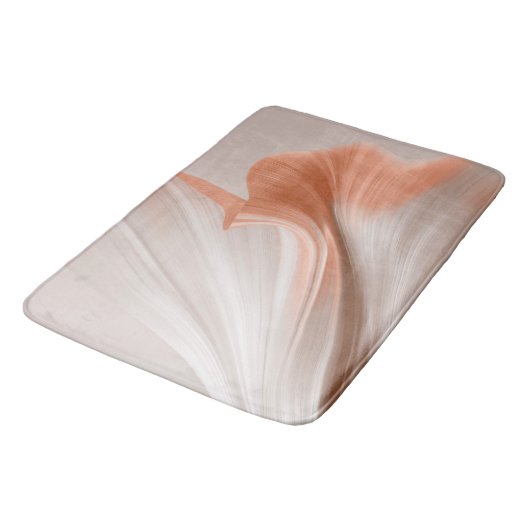 Silky Furl Touch of Peach Badmat (Gekanteld)