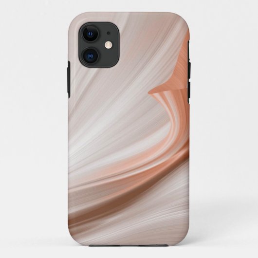 Silky Furl Touch of Peach Case-Mate iPhone Case (Achterkant)