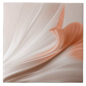 Silky Furl Touch of Peach Tegeltje (Voorkant)