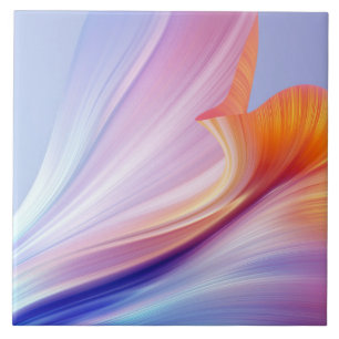 Silky Furl van Floral Bliss Lavender Tegeltje