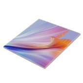 Silky Furl van Floral Bliss Lavender Tegeltje (Zijkant)