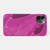 Silky gebogen lijnen abstract in roze Case-Mate iPhone case (Achterkant (horizontaal))