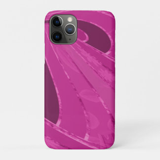 Silky gebogen lijnen abstract in roze Case-Mate iPhone case
