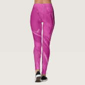 Silky gebogen lijnen abstract in roze leggings (Achterkant)