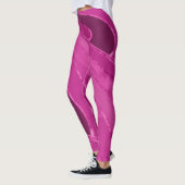Silky gebogen lijnen abstract in roze leggings (Links)
