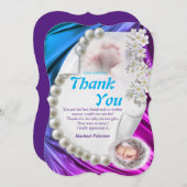 Silky Ivory Pearl Baby dan je kaart (Voorkant / Achterkant)