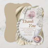 Silky Ivory Pearl Baby dan je kaart (Voorkant / Achterkant)