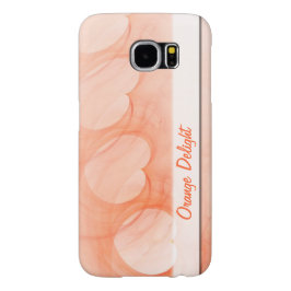 Silky Oranje Heart Abstracte Lijn iPhone 16 Pro Max Hoesje